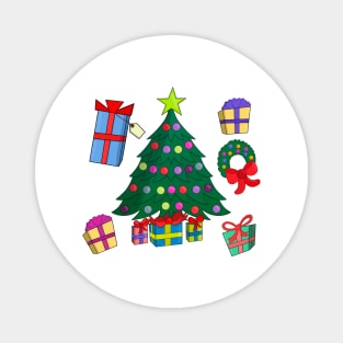 Christmas Holiday Night Gifts Magnet